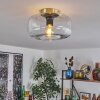 Boza ceiling light brass, 1-light source