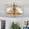 Boza ceiling light brass, 1-light source