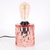 Sonhim table lamp pink, black, 1-light source