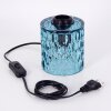 Sonhim table lamp blue, black, 1-light source