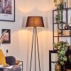 Bassagoda floor lamp black, white, 1-light source