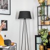 Bassagoda floor lamp black, white, 1-light source