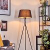 Bassagoda floor lamp black, white, 1-light source