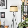 Chellas floor lamp beige, black, 1-light source