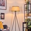 Chellas floor lamp beige, black, 1-light source