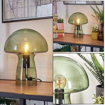 Mushroom Lamp  Almagre table lamp black, 1-light source