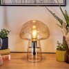 Mushroom Shaped  Almagre table lamp black, 1-light source