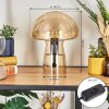 Mushroom Shaped  Almagre table lamp black, 1-light source