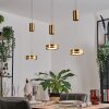 Dingersjo hanging light, pendant light LED brass, 3-light sources