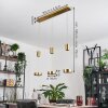 Dingersjo hanging light, pendant light LED brass, 3-light sources