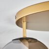 Zernez ceiling light gold, 3-light sources