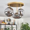 Zernez ceiling light gold, 3-light sources