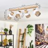 Fallhagen ceiling light chrome, Ecru, 4-light sources