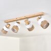 Fallhagen ceiling light chrome, Ecru, 4-light sources