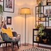 Chellas floor lamp beige, black, 1-light source