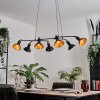 Toftbyn pendant light black, 7-light sources