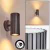 Cidral outdoor wall light, Up & Down Light black, 2-light sources