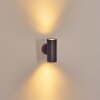 Cidral outdoor wall light, Up & Down Light black, 2-light sources