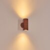 Cidral outdoor wall light, Up & Down Light rust-coloured, 2-light sources