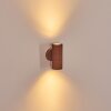 Cidral outdoor wall light, Up & Down Light rust-coloured, 2-light sources