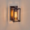 Portalis outdoor wall light black, 1-light source, Motion sensor