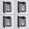 Portalis outdoor wall light black, 1-light source, Motion sensor