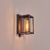 Portalis outdoor wall light black, 1-light source, Motion sensor