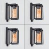 Portalis outdoor wall light black, 1-light source, Motion sensor