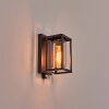 Portalis outdoor wall light black, 1-light source, Motion sensor