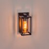 Portalis outdoor wall light black, 1-light source, Motion sensor