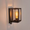 Portalis outdoor wall light black, 1-light source, Motion sensor