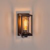 Portalis outdoor wall light black, 1-light source, Motion sensor