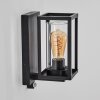 Portalis outdoor wall light black, 1-light source, Motion sensor