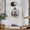 Vevino globe light, wall light Ecru, black, 1-light source