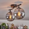 Gastor ceiling light Smoke-coloured, 2-light sources