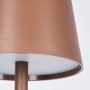 Vannie Outdoor table lamp, table lamp LED brown, 1-light source