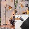 Fridene floor lamp Ecru, black, 1-light source