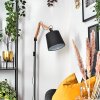 Fridene floor lamp Ecru, black, 1-light source