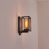 Portalis outdoor wall light black, 1-light source, Motion sensor