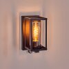 Portalis outdoor wall light black, 1-light source, Motion sensor