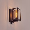 Portalis outdoor wall light black, 1-light source, Motion sensor