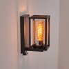 Portalis outdoor wall light black, 1-light source, Motion sensor