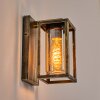 Portalis outdoor wall light gold, black, 1-light source