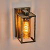 Portalis outdoor wall light gold, black, 1-light source