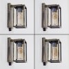 Portalis outdoor wall light gold, black, 1-light source, Motion sensor