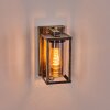 Portalis outdoor wall light gold, black, 1-light source, Motion sensor