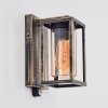 Portalis outdoor wall light gold, black, 1-light source, Motion sensor