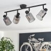 Aggebo ceiling light black, 4-light sources