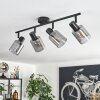 Aggebo ceiling light black, 4-light sources