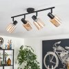 Aggebo ceiling light black, 4-light sources